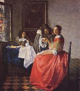 Johannes Vermeer The Girl with a Wine Glass, France oil painting artist